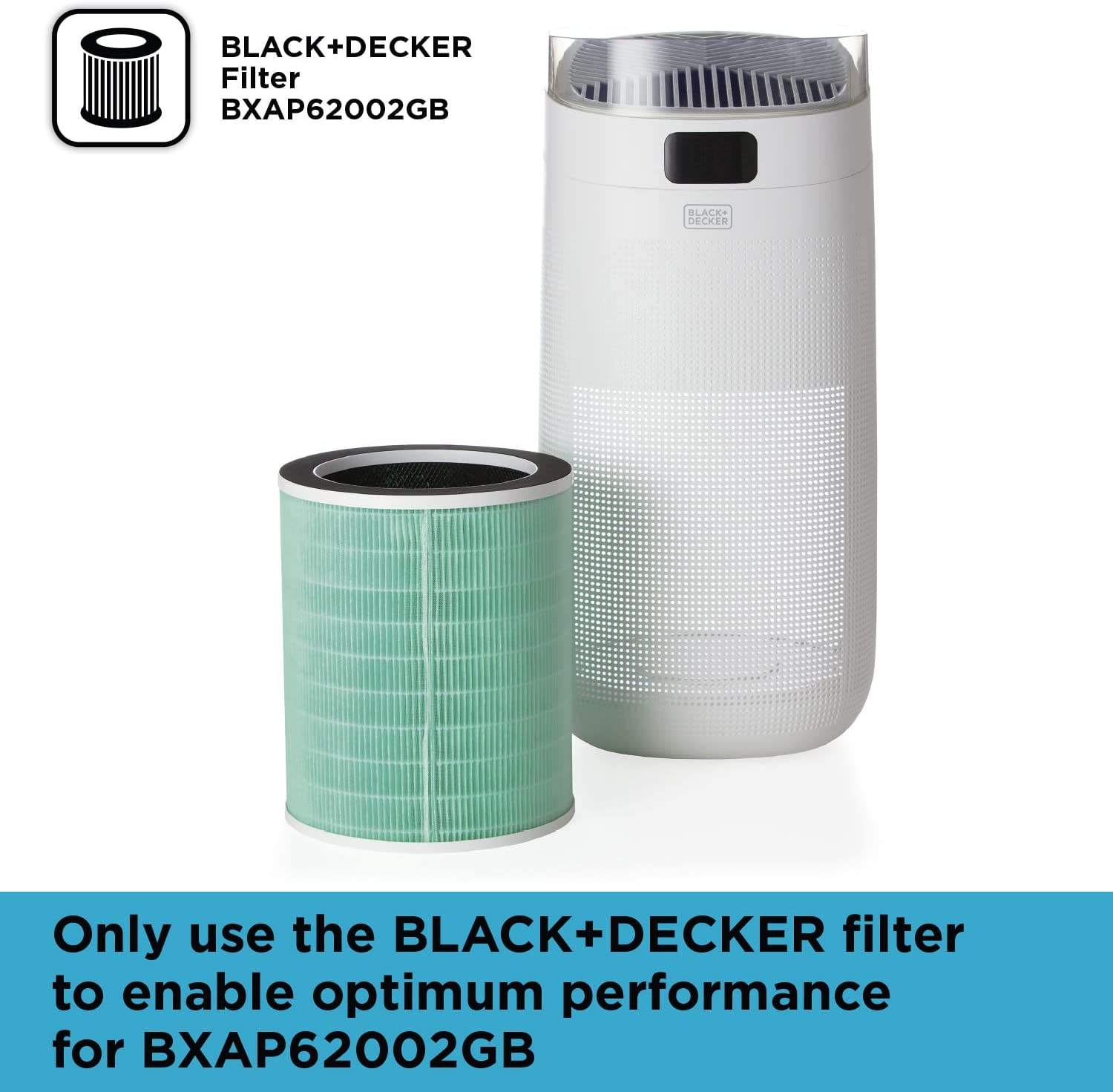 Filtro HEPA 3 en 1 BLACK+DECKER para BXAP62002GB